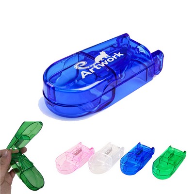 Pill Cutter W/Sharp Stainless Steel Blade