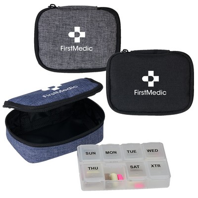 Traveler 8-Compartment Pill Organizer