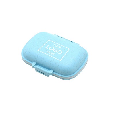 Travel Pill Box w/8 Compartments
